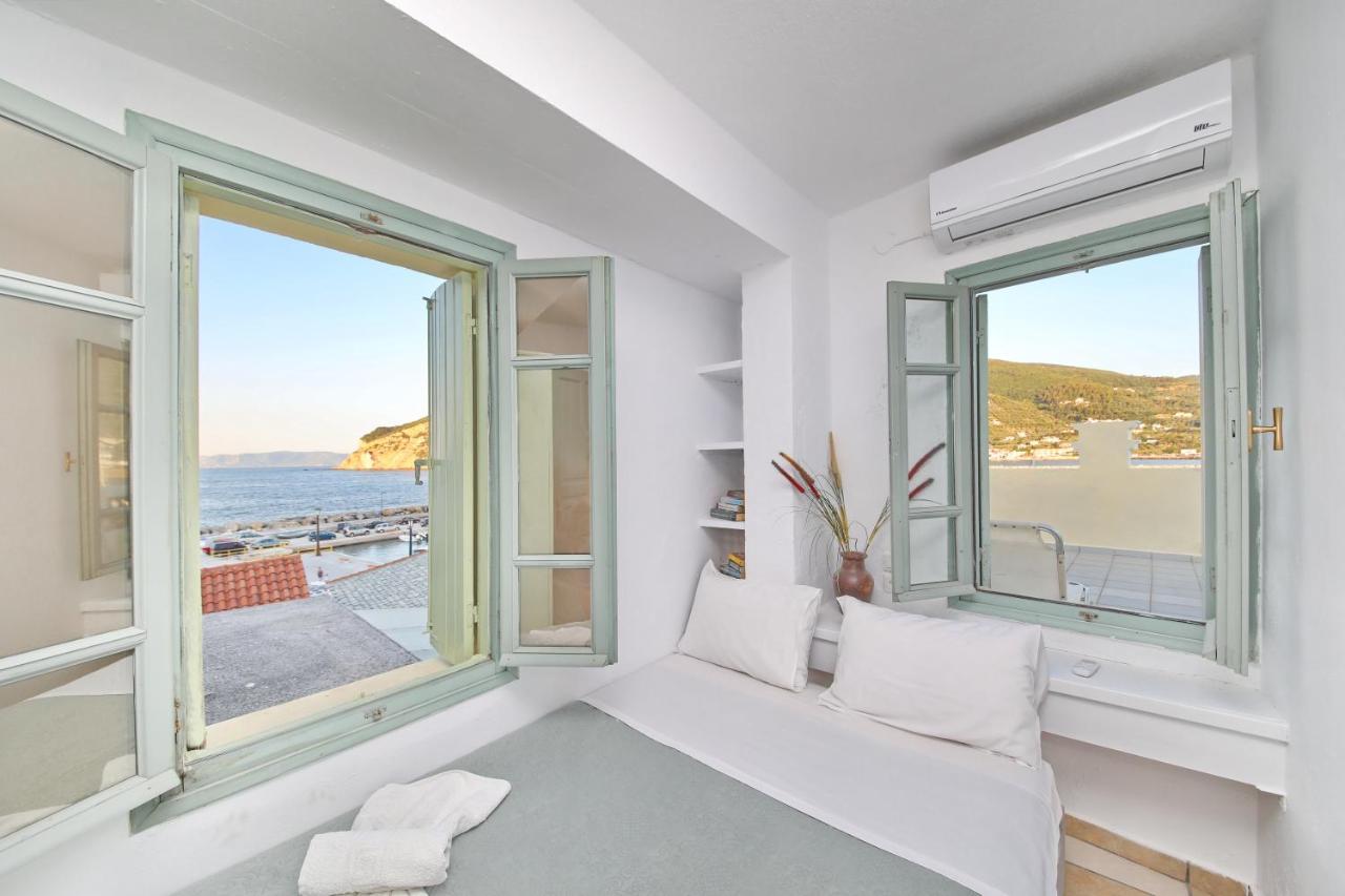 Faros Coastal Apartments Szkópelosz Kültér fotó