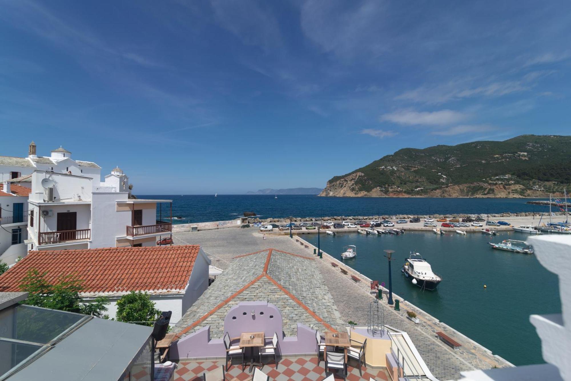 Faros Coastal Apartments Szkópelosz Kültér fotó